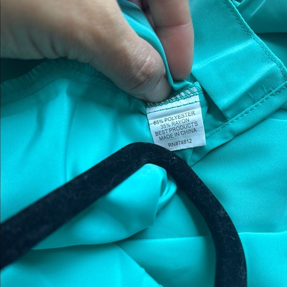 Casual Blue Button Down Shirt with Classic Collar - Picture 7 of 9